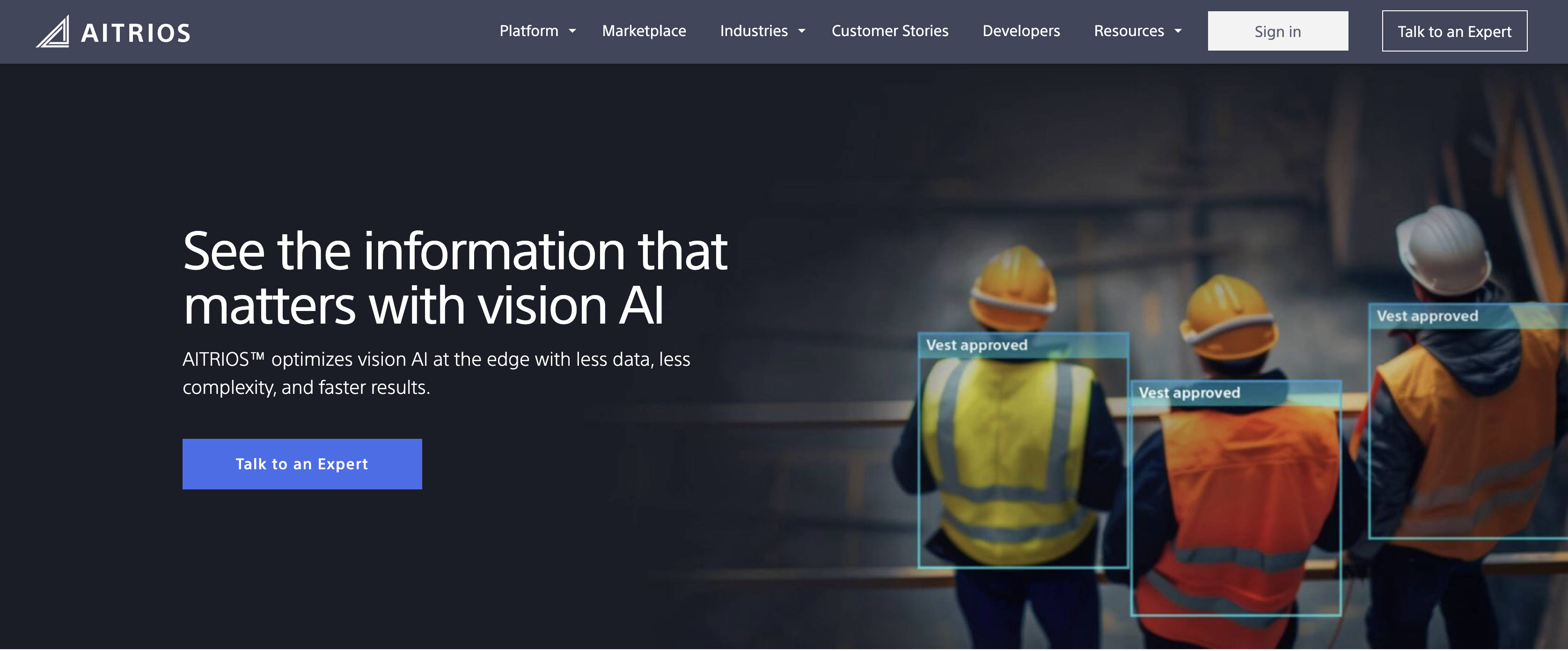 واجهة لوحة تحكم Sony AITRIOS