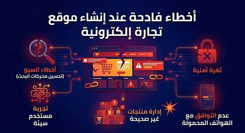 أخطاء وحلول إنشاء مواقع التجارة الإلكترونية | EMK Tech